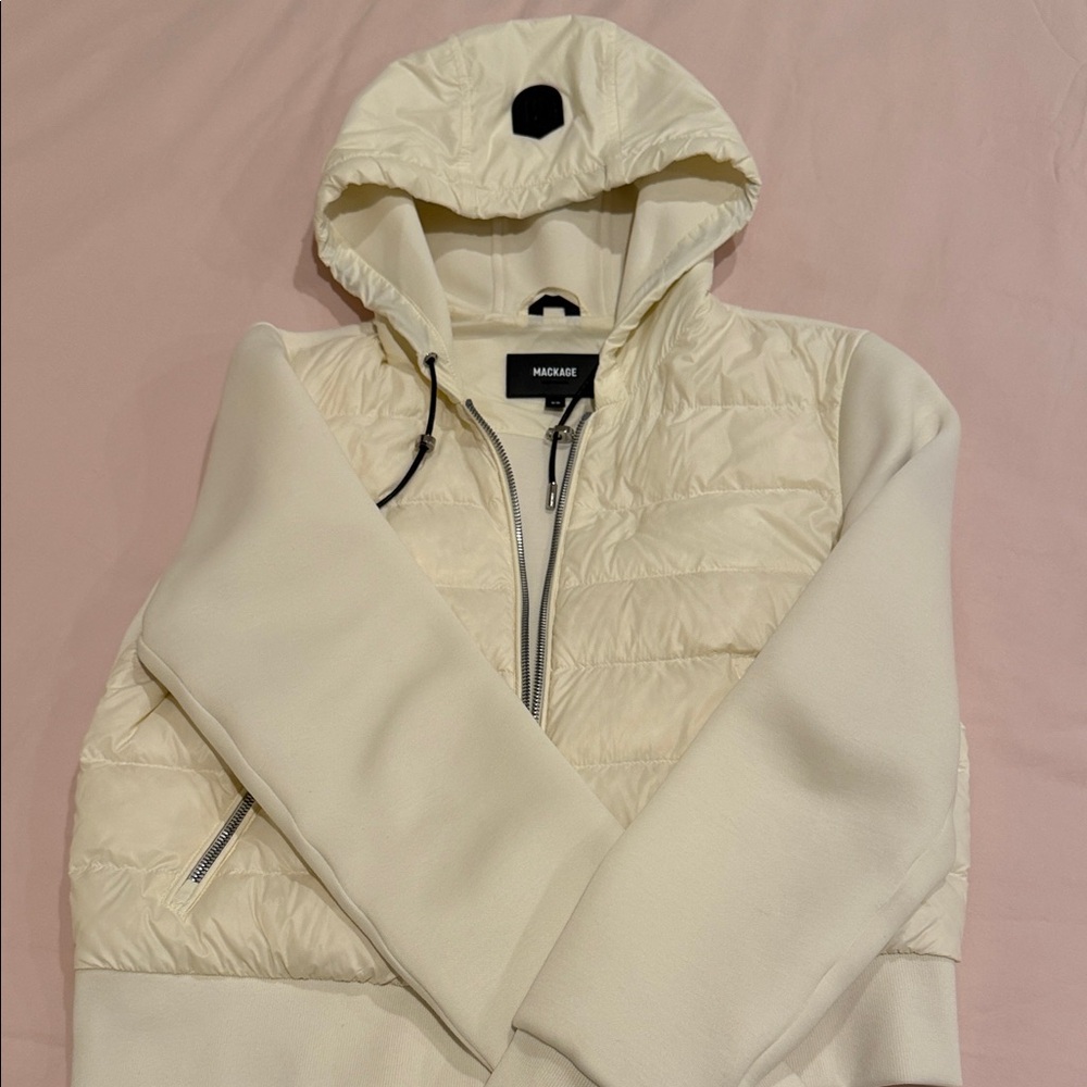 Mackage Off-White Hooded Jacket - Picture 4 of 7